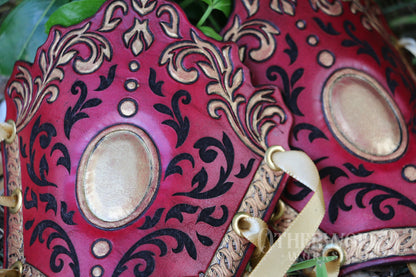 Leather Empress Wrist Cuffs