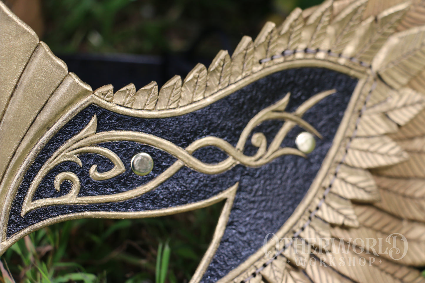 Leather Valkyrie Crown Headpiece