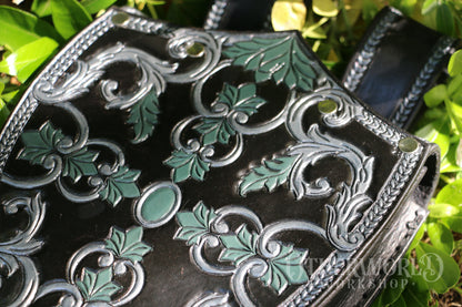 Leather Shield Bag