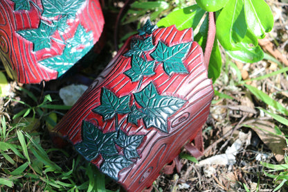 Leather Druid Wrist Cuffs