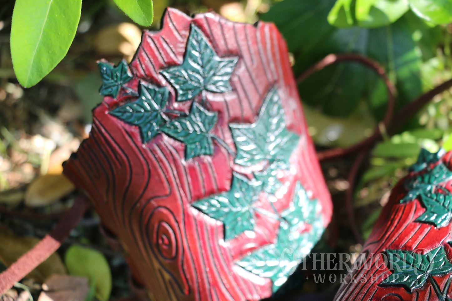 Leather Druid Wrist Cuffs