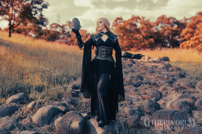 Leather Dragonscale Shoulder Mantle | *Preorder*