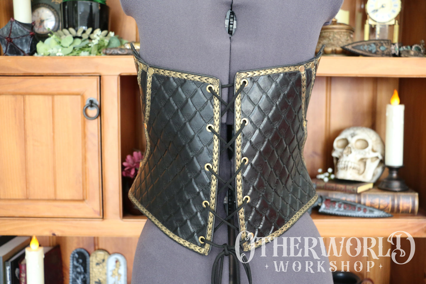 Leather Dragon Queen Belt