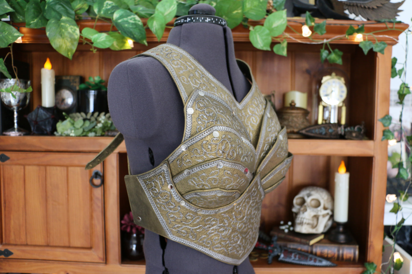 Leather Vine Demi-Chestpiece