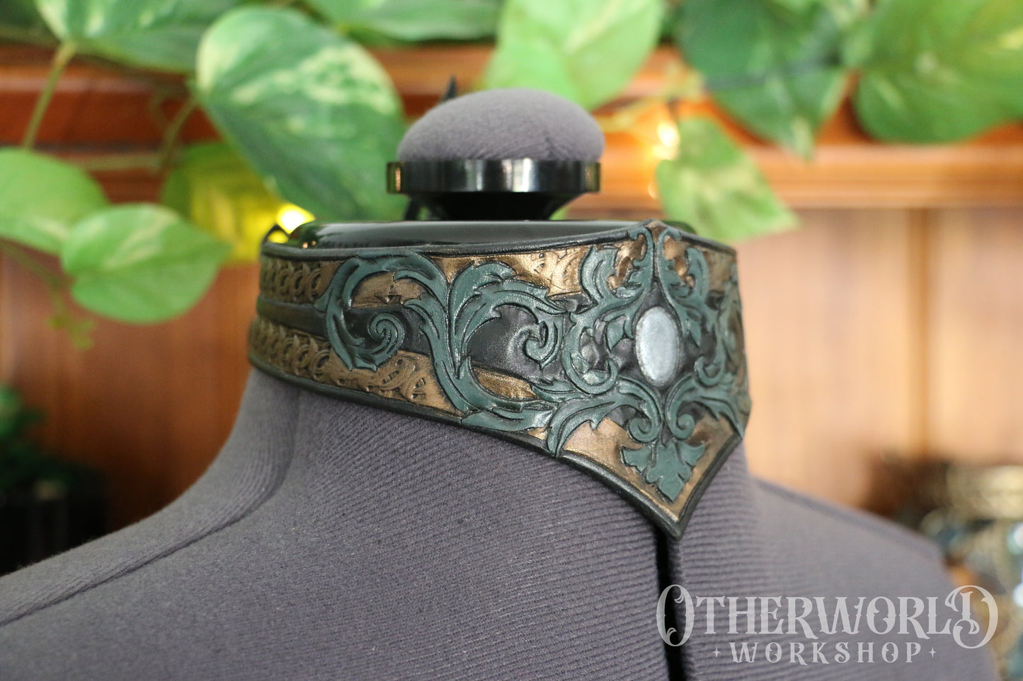 Leather Baroque Choker | *Preorder*