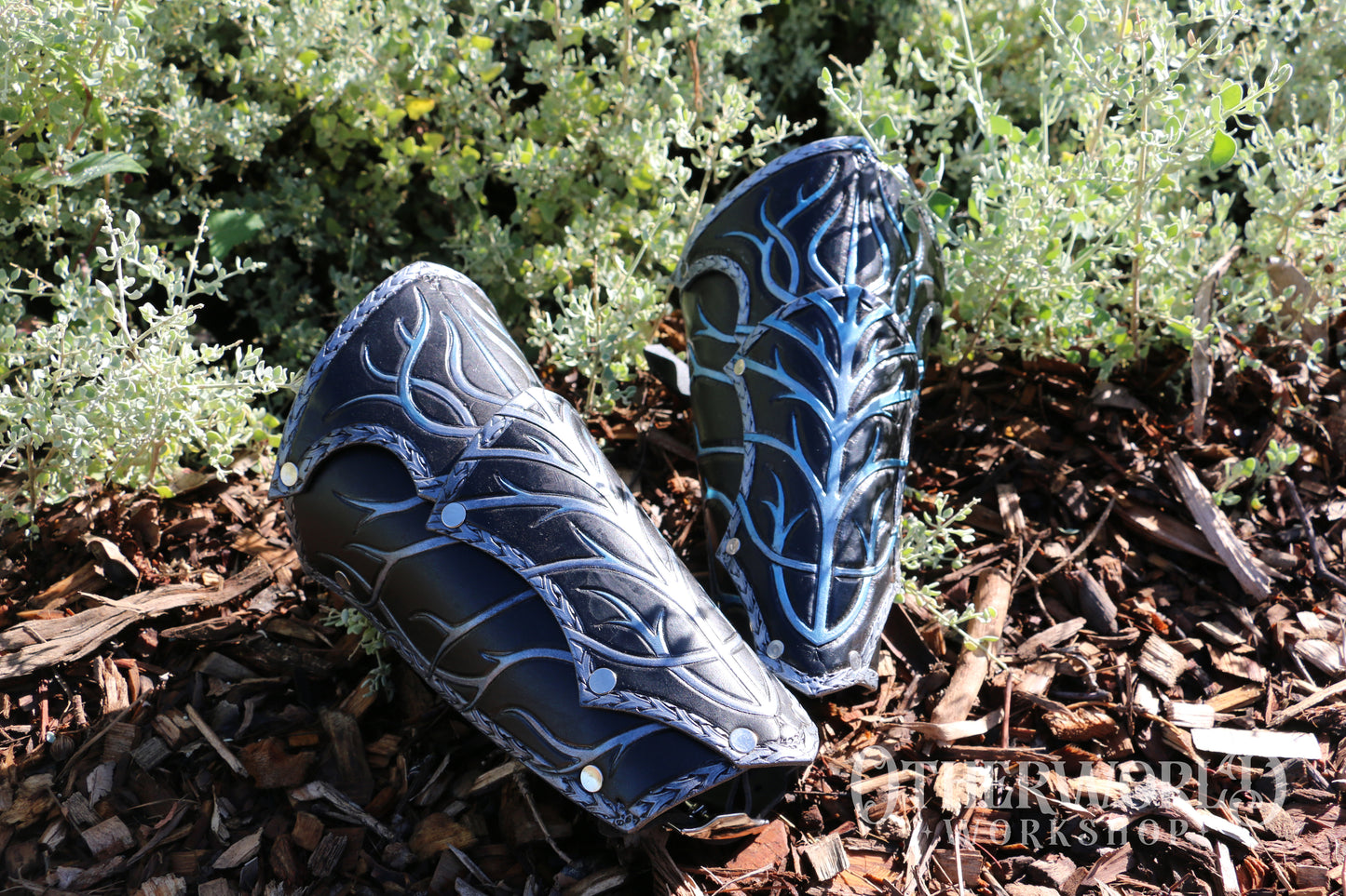 Leather Necromancer Bracers Set