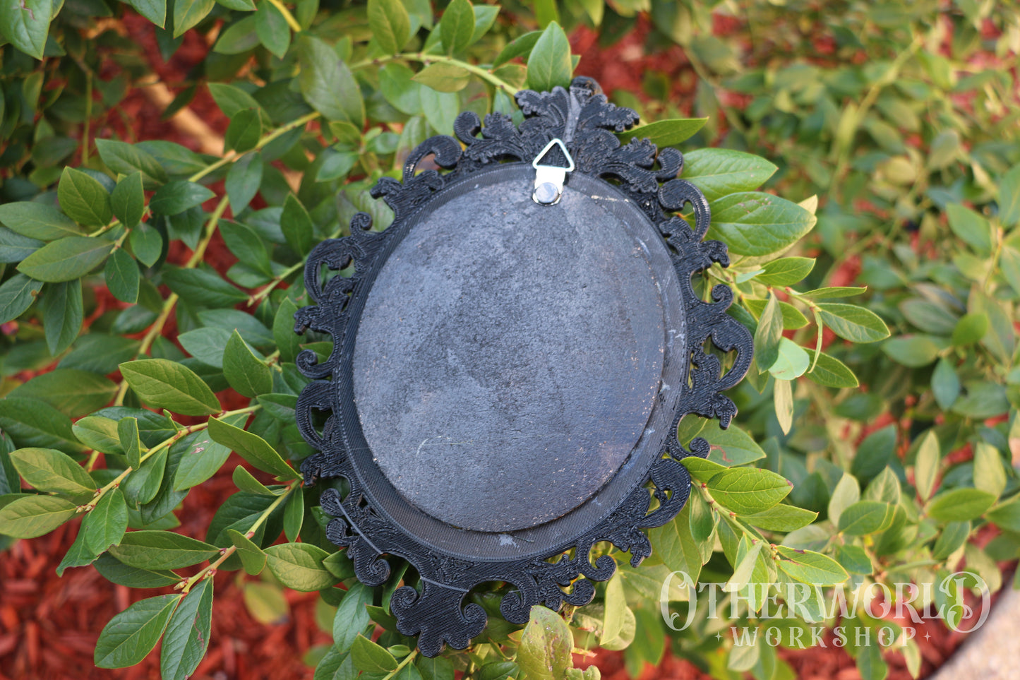 Leather Baroque Butterfly Art Frame | Medium