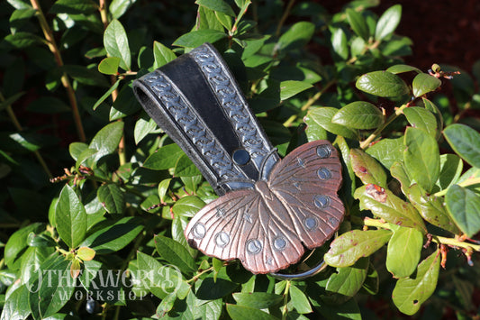 Leather Copper Luna Butterfly Skirt Hike