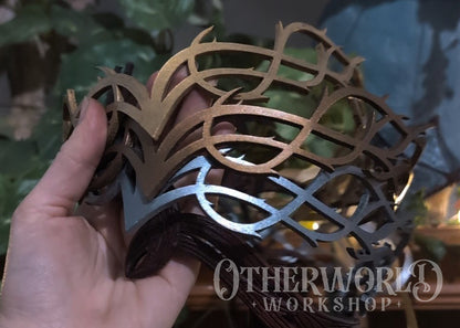 Leather Vine Thorn Crown Headpiece | *Preorder*