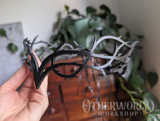 Leather Vine Thorn Crown Headpiece | *Preorder*