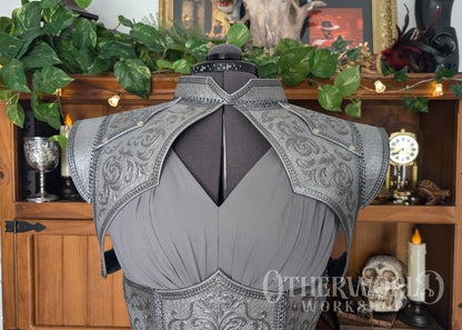 Leather Enchantress Shoulder Mantle | *Preorder*