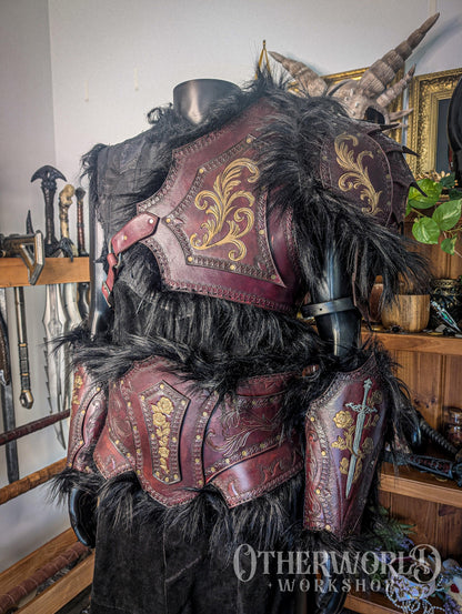 Leather Barbarian Armor Set