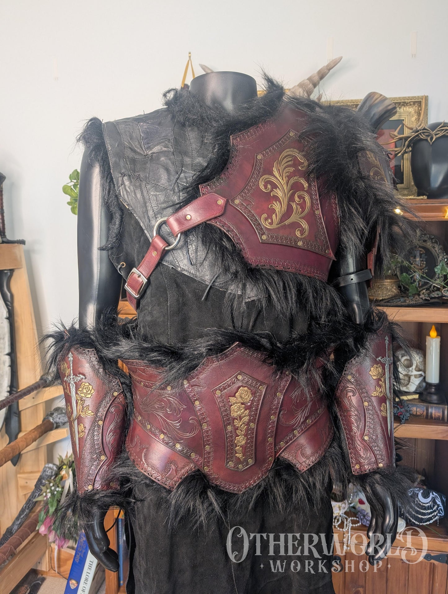 Leather Barbarian Armor Set