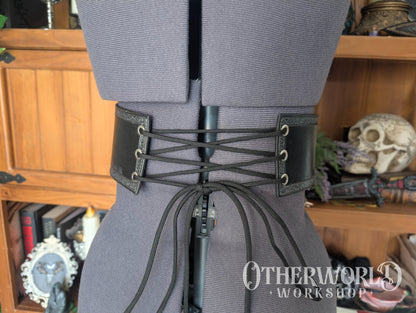 Leather Celestial Waist Belt