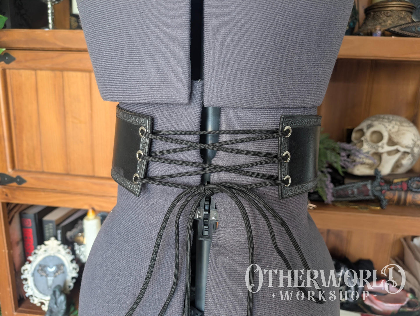 Leather Celestial Waist Belt | XS
