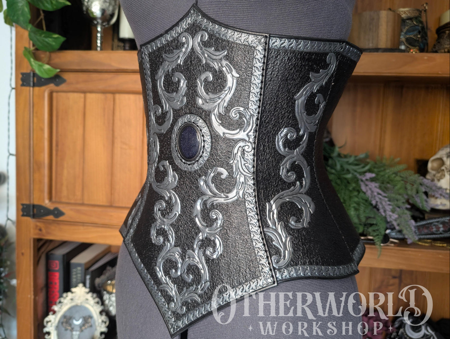 Leather Baroque Underbust Corset