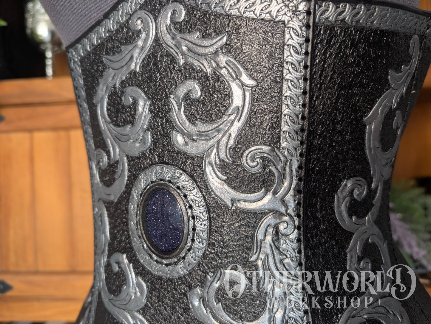 Leather Baroque Underbust Corset