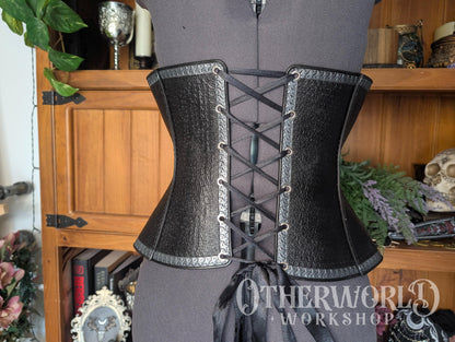 Leather Baroque Underbust Corset