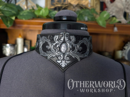 Leather Baroque Choker