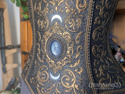 Leather Enchantress Underbust Corset