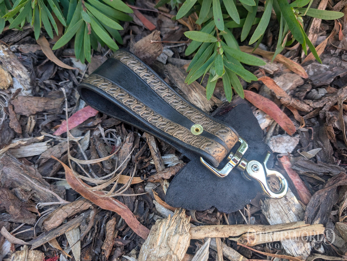 Leather Luna Butterfly Belt Clip