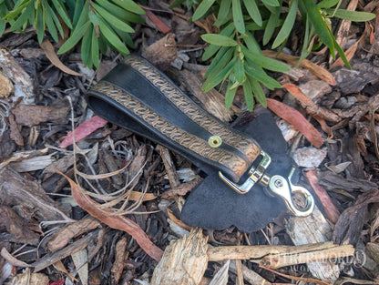 Leather Luna Butterfly Belt Clip