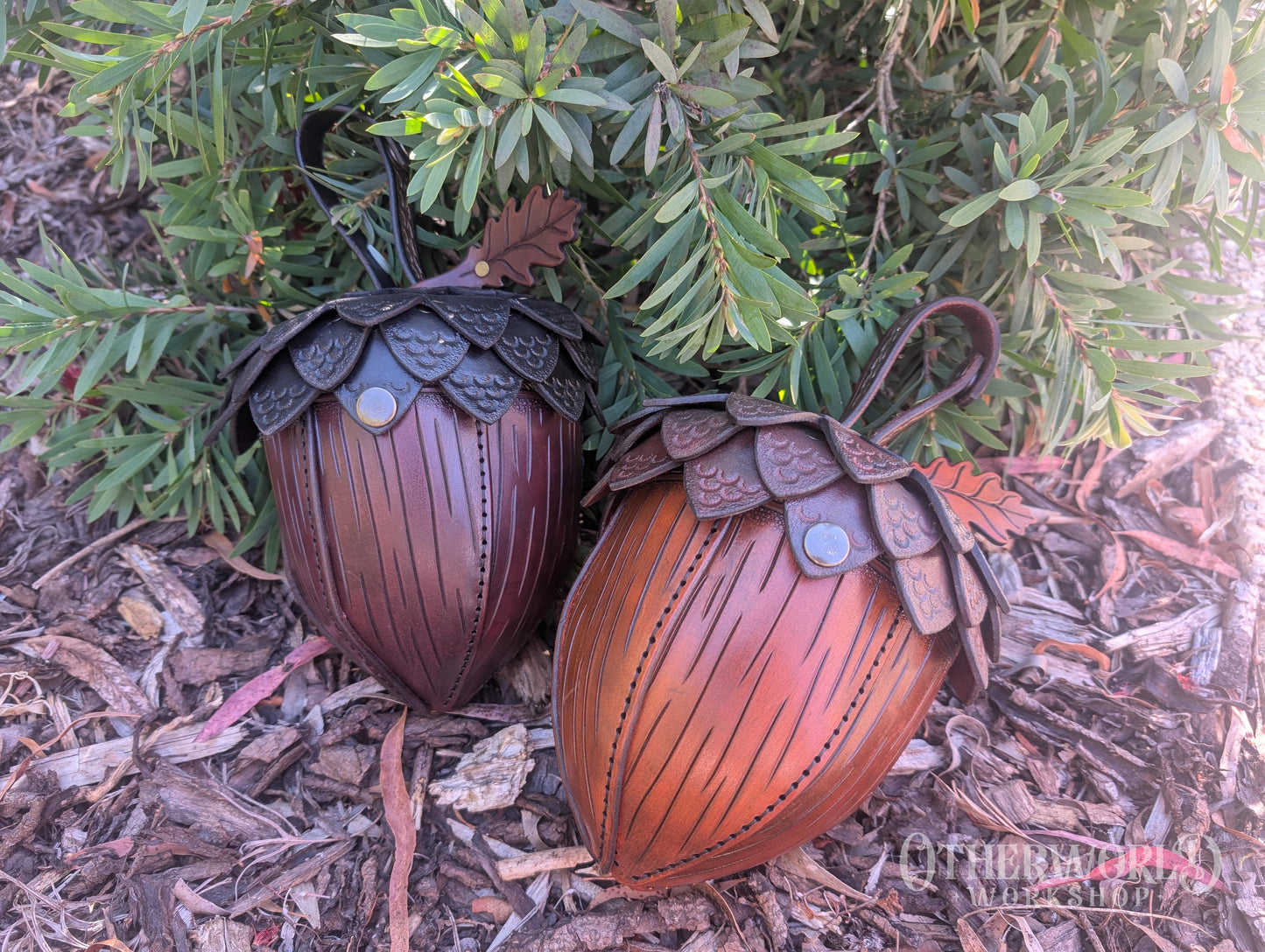 Leather Acorn Bag