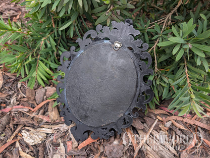 Leather Sword & Roses Art Frame | Medium