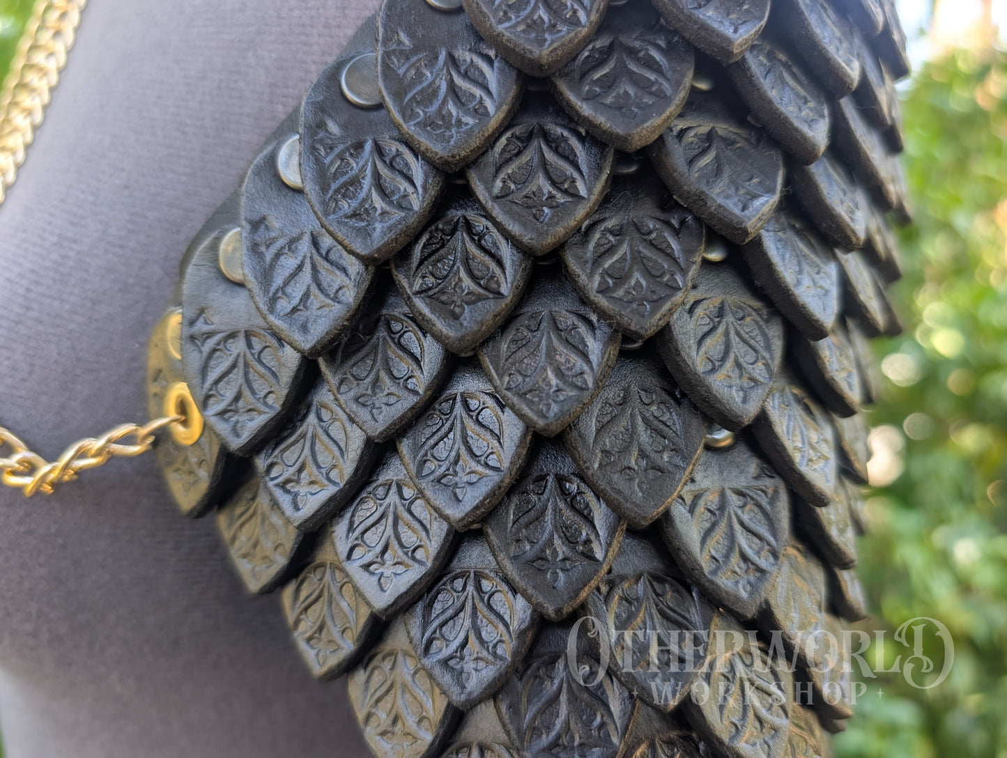 Leather Dragonscale Scalemail Harness