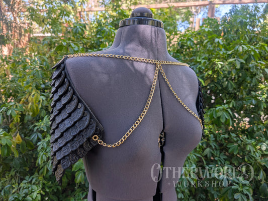 Leather Dragonscale Scalemail Harness