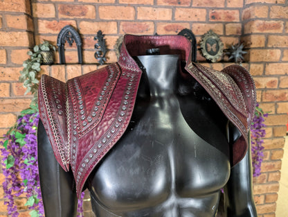 Leather Bolero Shoulder Mantle