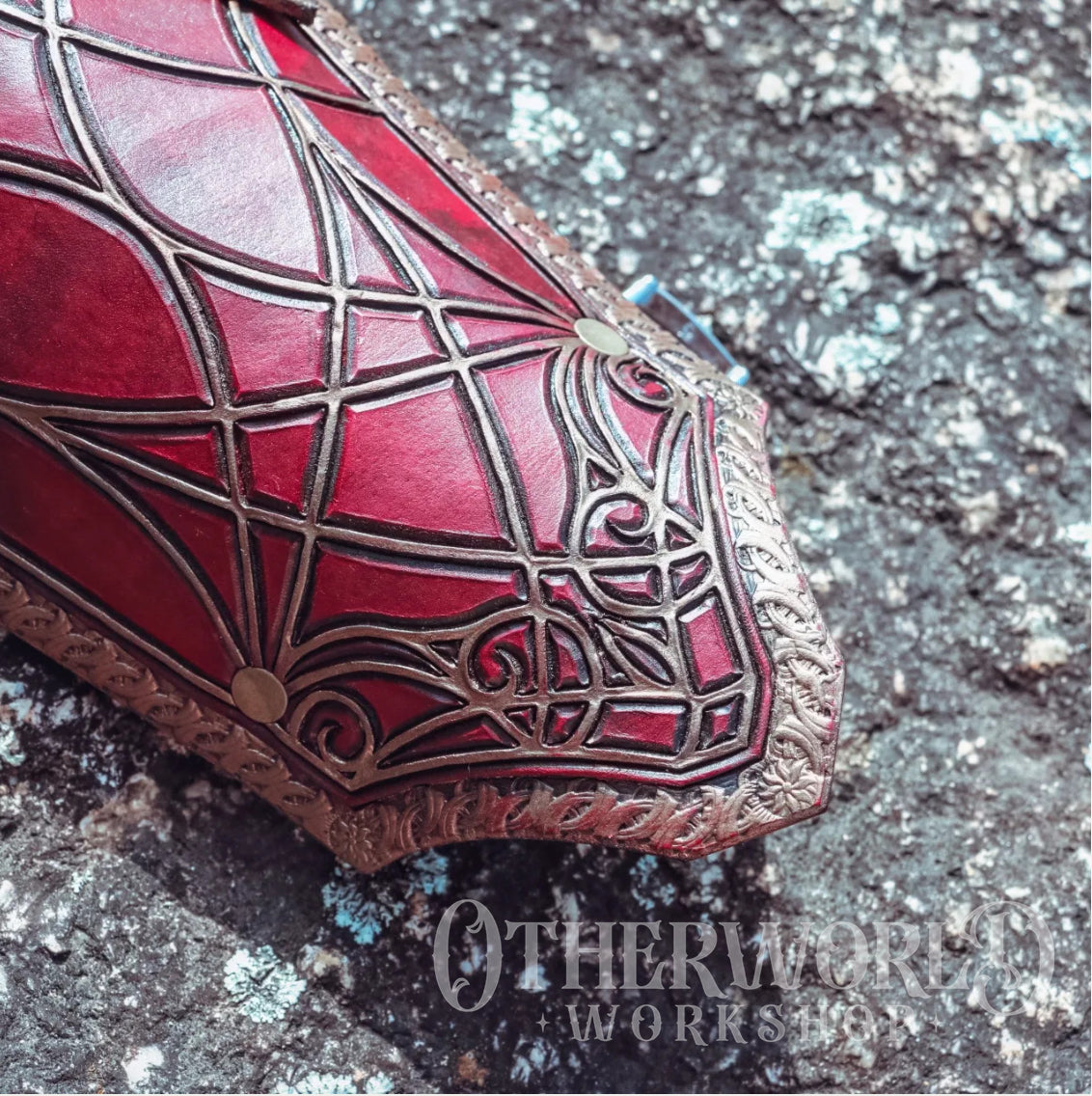 Leather Bloodstained Bracers Set | *Preorder*