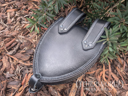 Leather Shield Bag