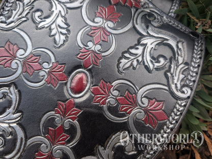 Leather Shield Bag