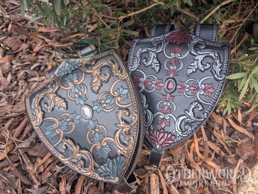 Leather Shield Bag