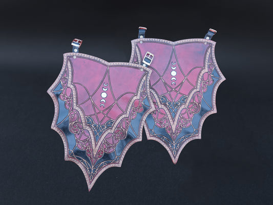Leather Bloodstained Tassets Set