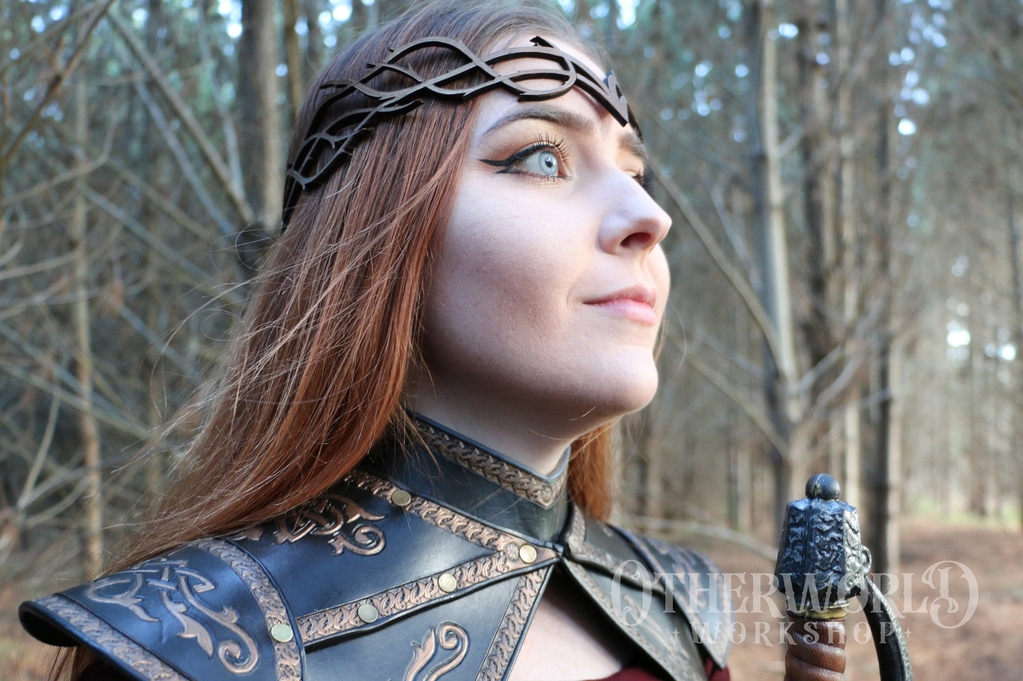 Leather Vine Thorn Crown Headpiece | *Preorder*