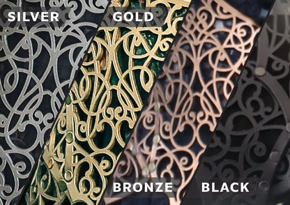 Leather Vine Thorn Shoulder Mantle