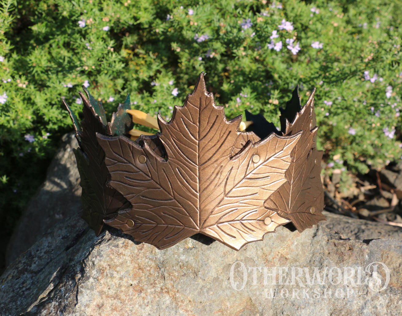 Leather Maple Leaf Belt | *Preorder*