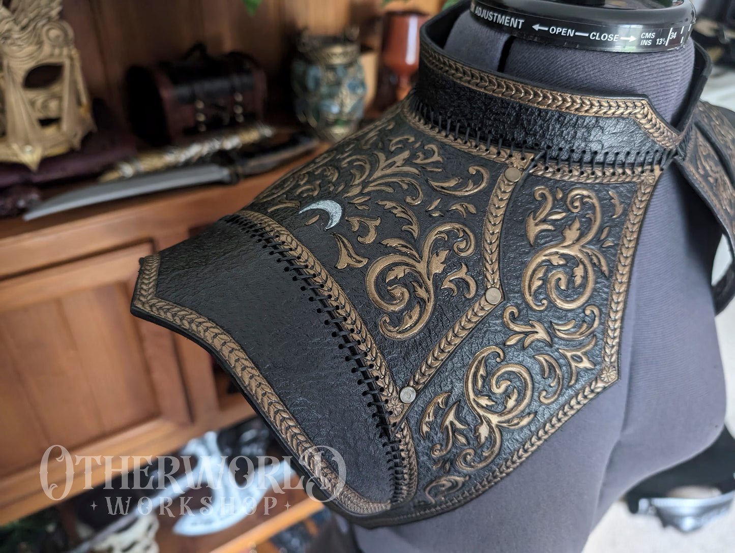Leather Enchantress Shoulder Mantle | *Preorder*