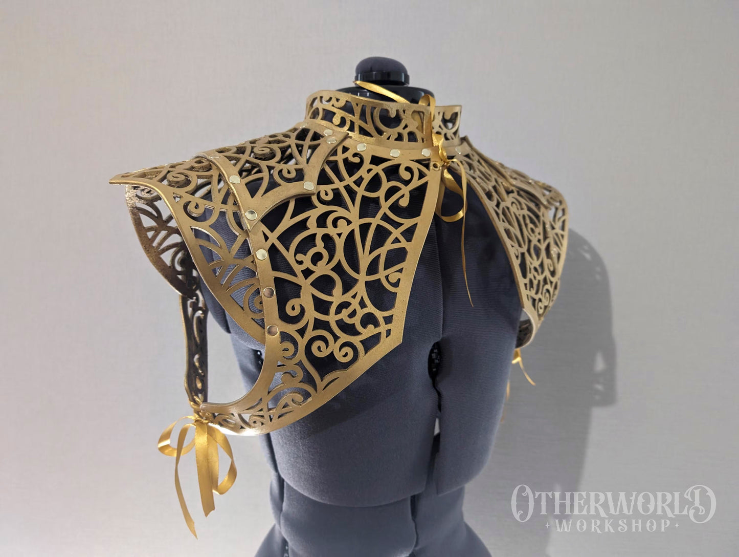 Leather Vine Thorn Shoulder Mantle | *Preorder*