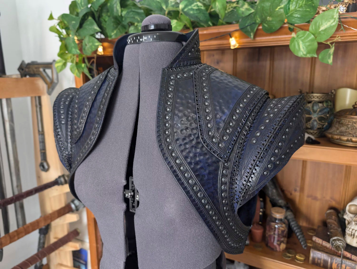 Leather Bolero Shoulder Mantle