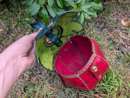 Leather Strawberry Bag