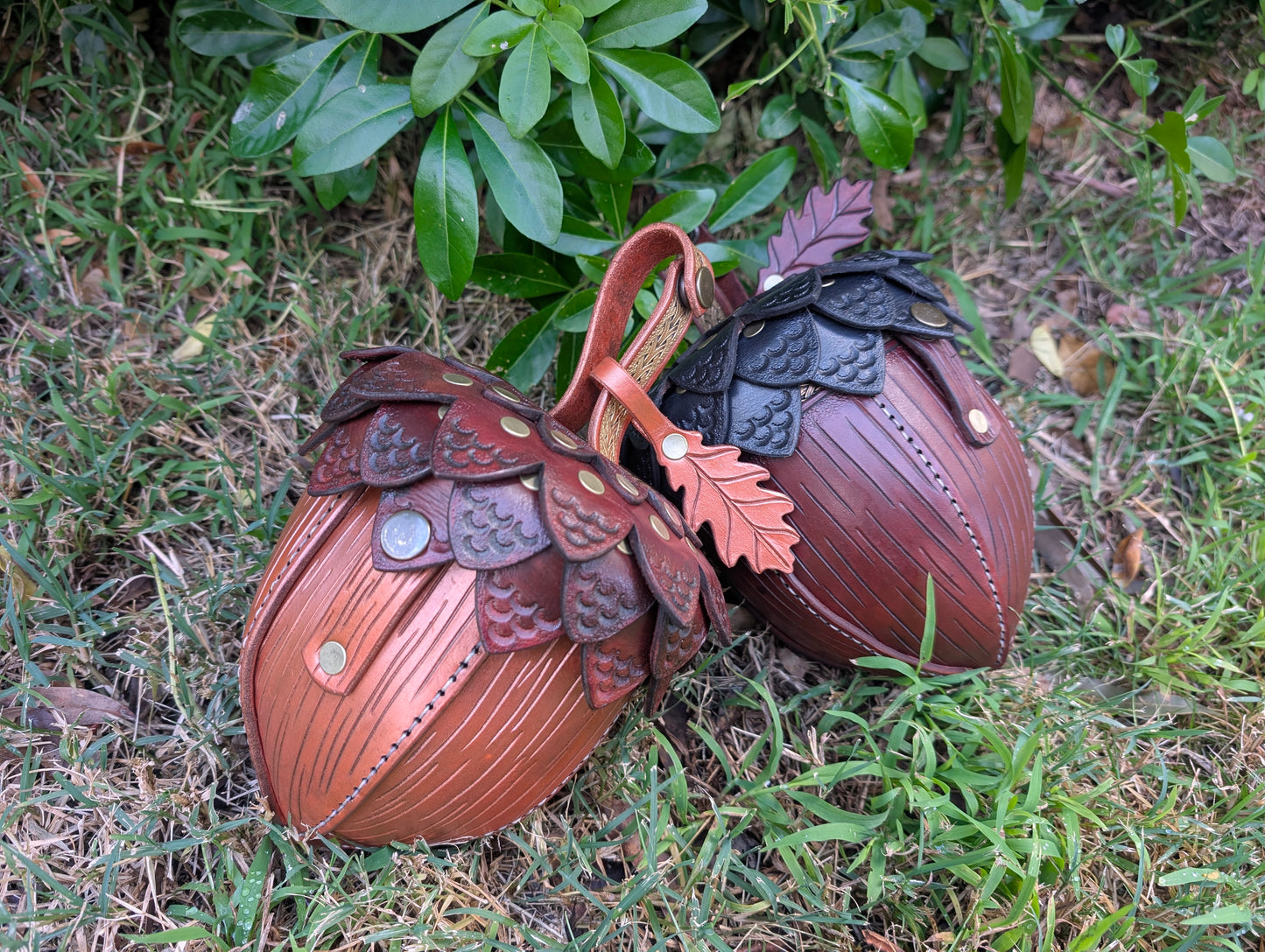 Leather Acorn Bag