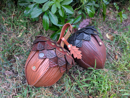 Leather Acorn Bag
