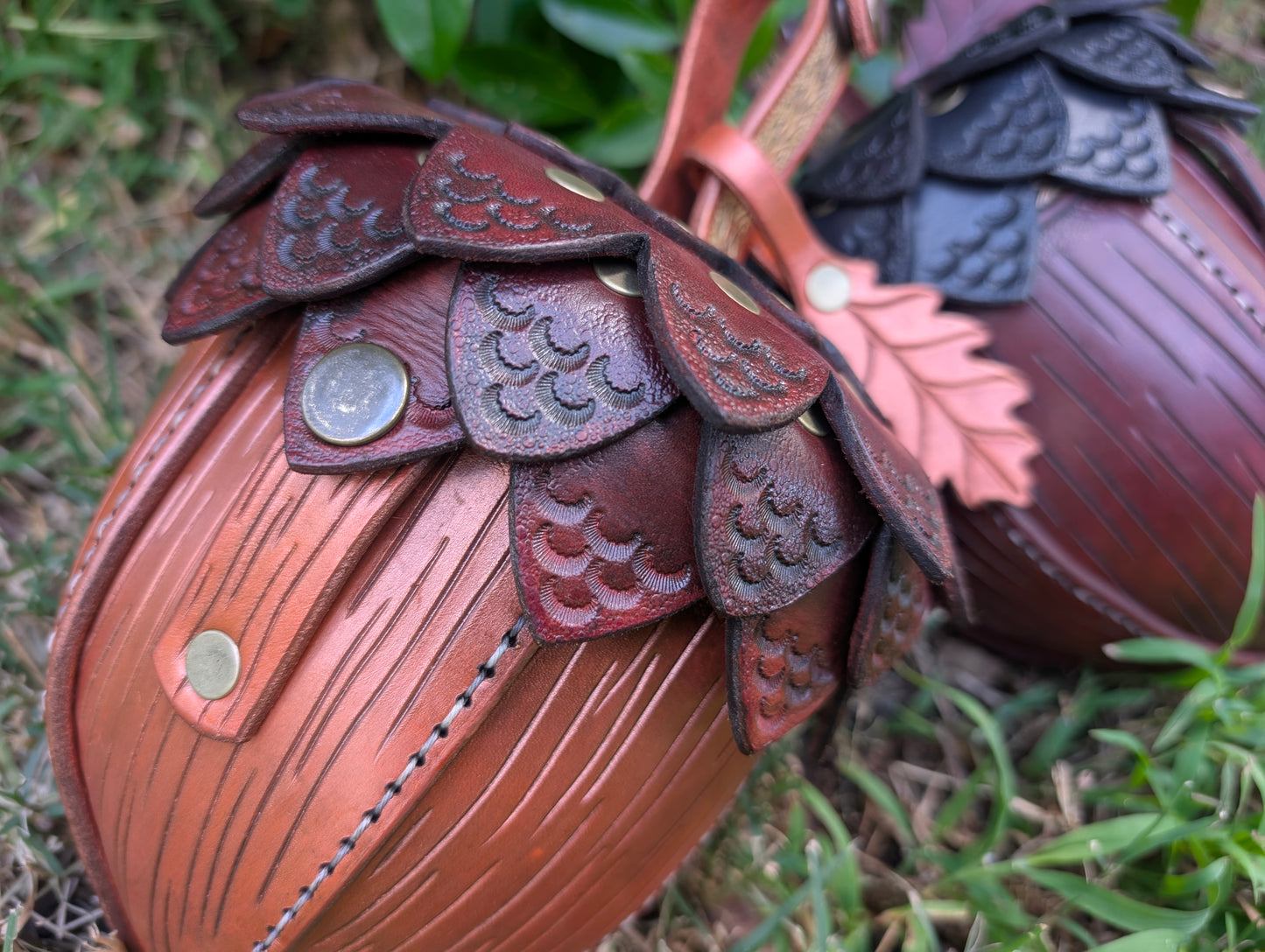 Leather Acorn Bag
