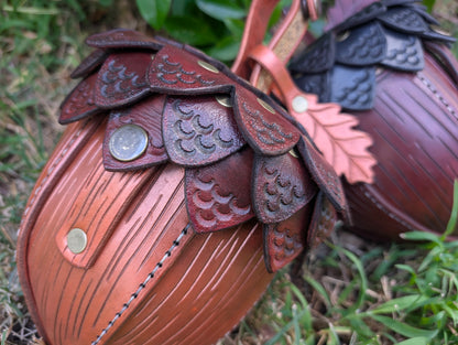 Leather Acorn Bag