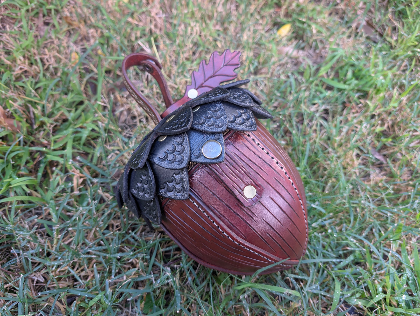 Leather Acorn Bag